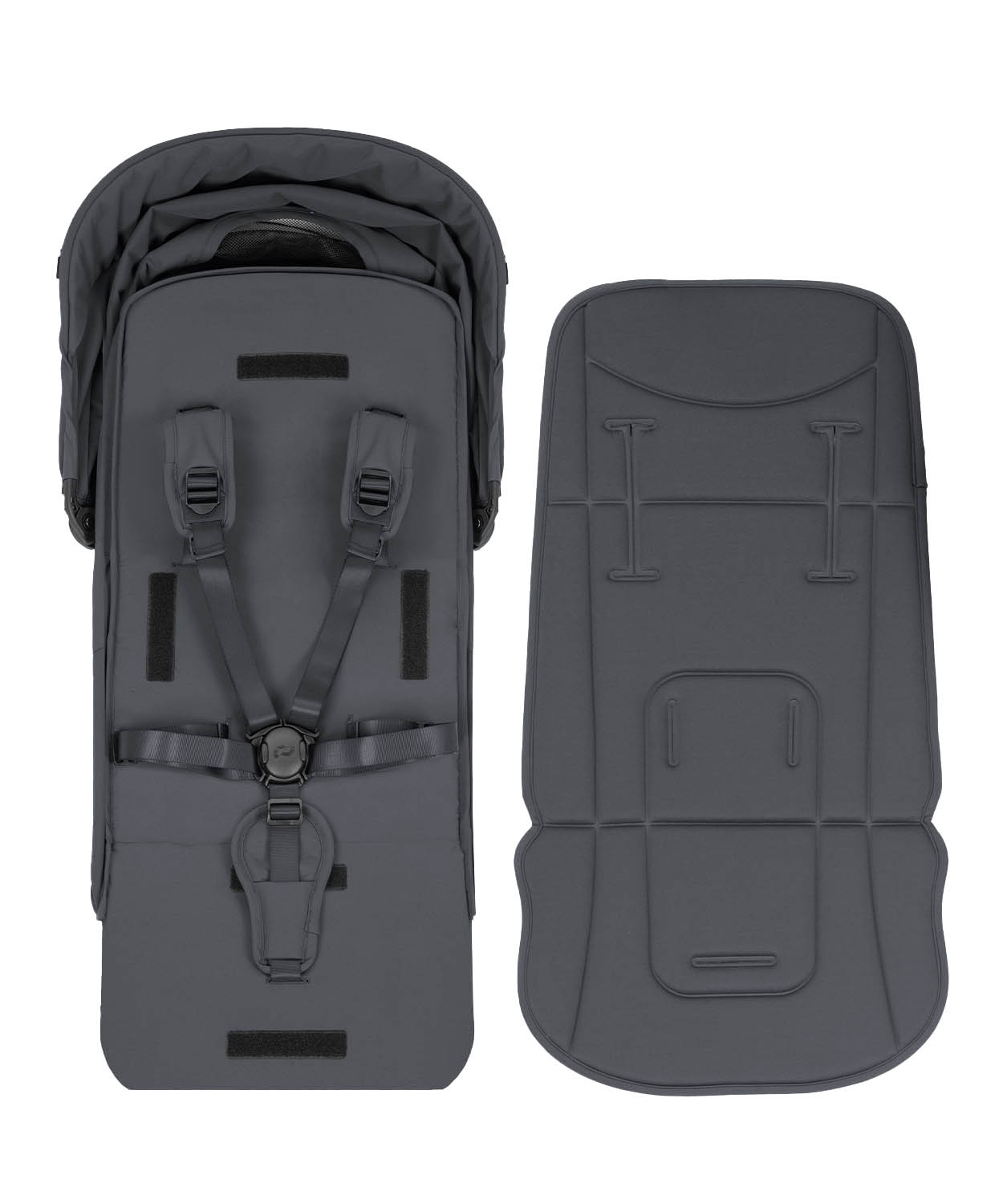 Универсальная коляска Magia 2 в 1 2025 Когда малышу исполнится 6 месяцев - установите на шасси сиденье.